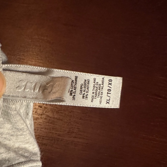 SKIMS Cotton Jersey Scoop bralette, Light Heather Gray - Picture 7 of 7